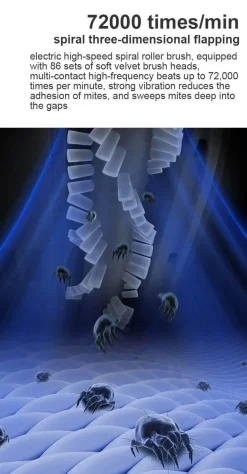 Mini-Handstaubsauger - Milben- und Staubreiniger