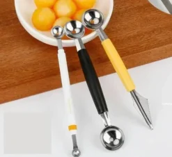 Mini-Küchenschaufel-Werkzeug – doppelseitiger Melonenlöffel, Eiscreme-Gadget