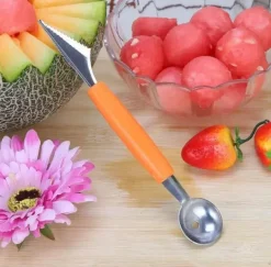 Mini-Küchenschaufel-Werkzeug – doppelseitiger Melonenlöffel, Eiscreme-Gadget