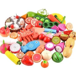 Mini-Küchen-Spielset mit Lebensmitteln – Kochspielzeug für Kinder