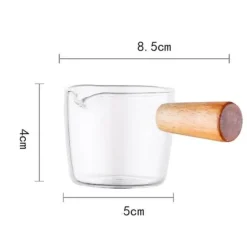 Mini-Krug aus Glas – Milchkännchen, Espressotasse, Sauciere