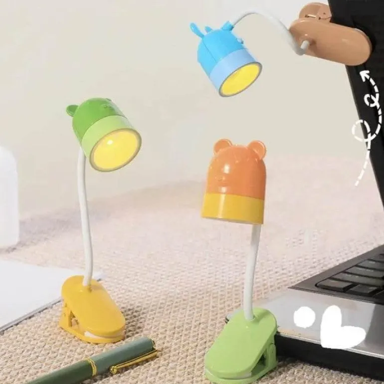 Mini-LED-Buchleuchte – Tragbare Leselampe zum Anstecken