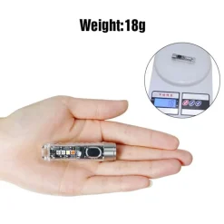 Mini-LED-Schlüsselanhänger-Taschenlampe – tragbares Taschenlicht