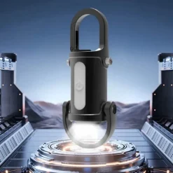 Mini-LED-Schlüsselanhänger-Taschenlampe – wiederaufladbares tragbares USB-Licht