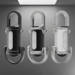 Mini-LED-Schlüsselanhänger-Taschenlampe – wiederaufladbares tragbares USB-Licht