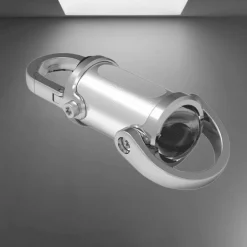 Mini-LED-Schlüsselanhänger-Taschenlampe – wiederaufladbares tragbares USB-Licht