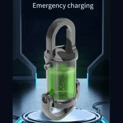 Mini-LED-Schlüsselanhänger-Taschenlampe – wiederaufladbares tragbares USB-Licht