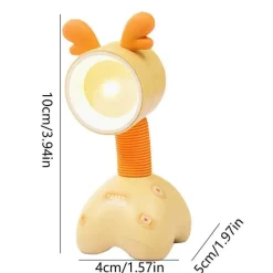 Mini-Magnet-Schreibtischlampe – einziehbares Haustier-Design