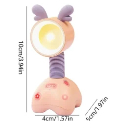 Mini-Magnet-Schreibtischlampe – einziehbares Haustier-Design
