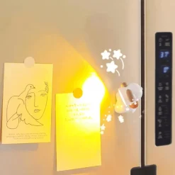 Mini-Magnet-Schreibtischlampe – einziehbares Haustier-Design