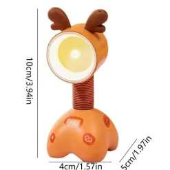 Mini-Magnet-Schreibtischlampe – einziehbares Haustier-Design