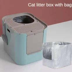 Minimalistische Anti-Geruchs-Katzentoilette – Geruchsreduzierende Toilettenlösung