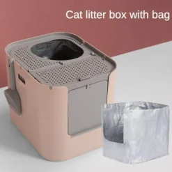 Minimalistische Anti-Geruchs-Katzentoilette – Geruchsreduzierende Toilettenlösung