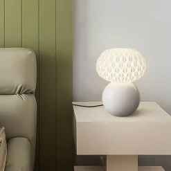 Minimalistische Keramik-Tischlampe – Moderne Beleuchtungsvorrichtung für Zuhause