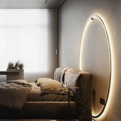 Minimalistische LED-Kreis-Wandleuchte – Moderne dekorative Beleuchtung