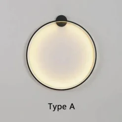 Minimalistische LED-Kreis-Wandleuchte – Moderne dekorative Beleuchtung