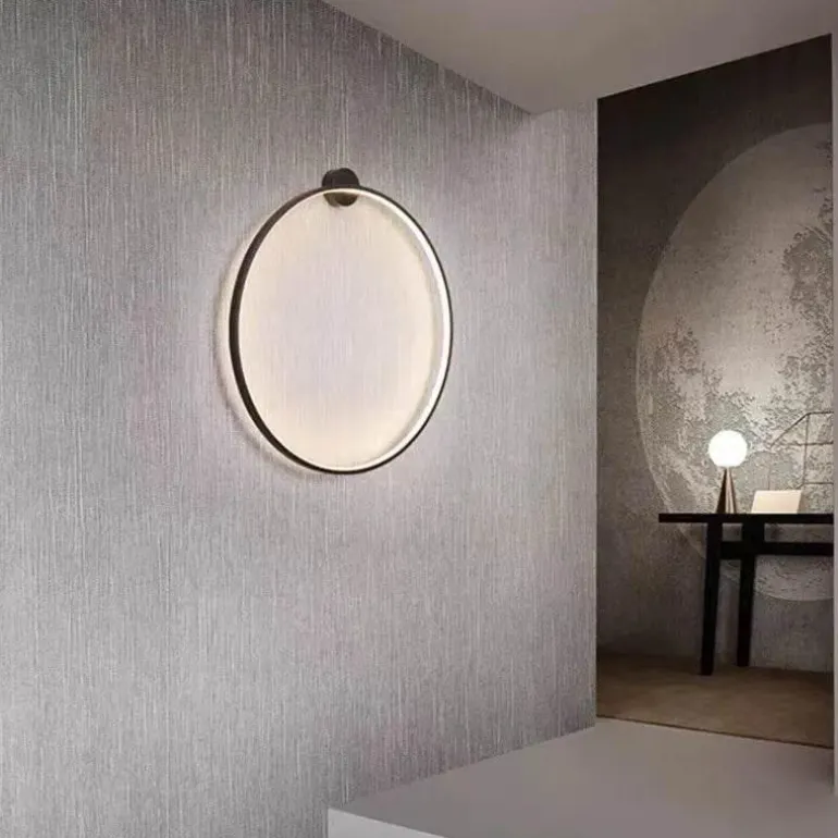 Minimalistische LED-Kreis-Wandleuchte – Moderne dekorative Beleuchtung