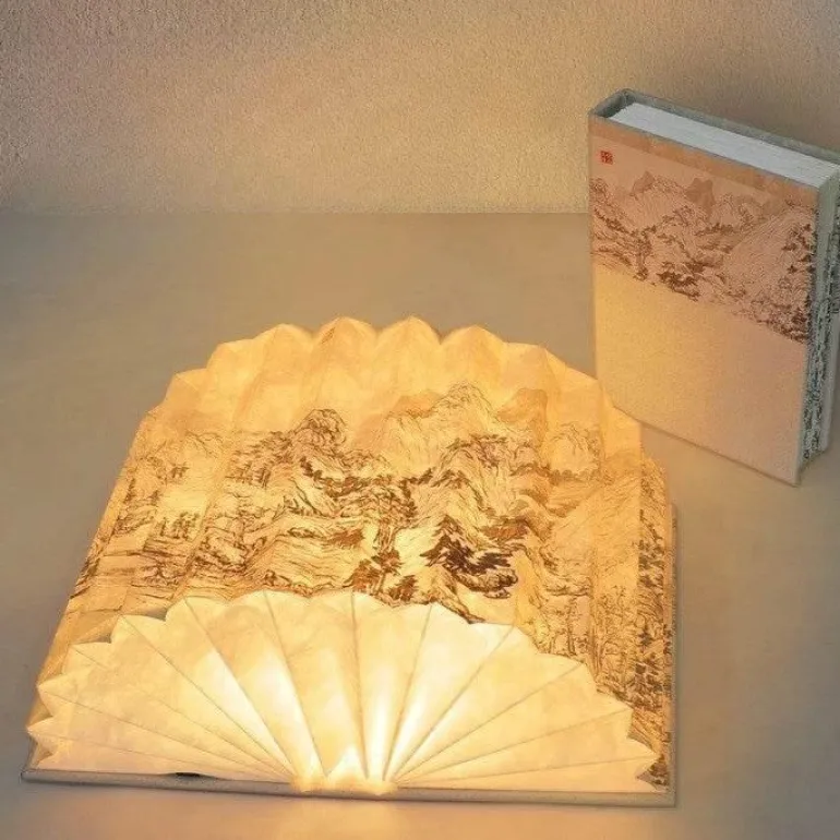Minimalistische LED-Storybook-Lampe – Elegantes Buchlicht