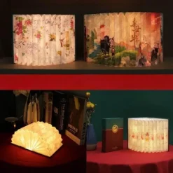 Minimalistische LED-Storybook-Lampe – Elegantes Buchlicht