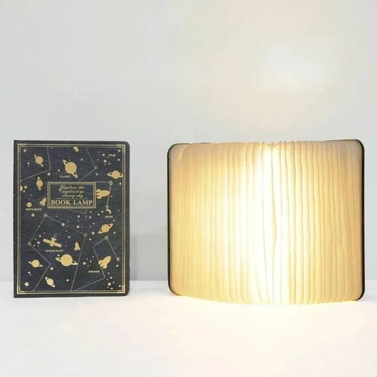 Minimalistische LED-Storybook-Lampe – Elegantes Buchlicht