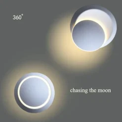 Minimalistische Orb-Wandlampe – Moderne zeitgenössische Leuchte