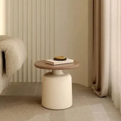 Minimalistischer Couchtisch aus Holz – Luxuriöses modernes Herzstück