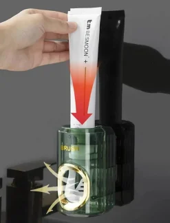 Minimalistischer Zahnpastaquetscher – Schlankes, effizientes Design