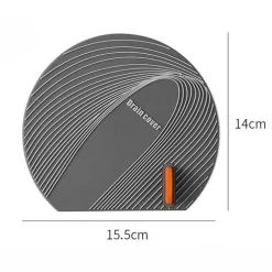 Minimalistisches Abfluss-Abdeckpad - Wasserstopper für Waschbecken und Wanne