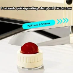 Mini-Messerschärfer – Professionelles Saugwerkzeug für die einfache Klingenpflege