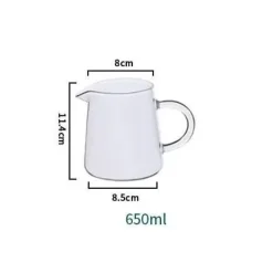 Mini-Milchkännchen aus Glas – Ausgießer für Kaffee und Tee