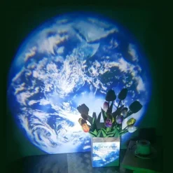 Mini-Mondprojektorlampe – Nachtlicht-Atmosphärendekor