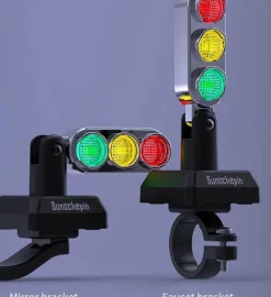 Mini-Motorrad-Signalleuchte – Blinker im Ampel-Stil