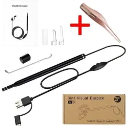 Mini-Ohrreinigungskamera – visuelles Werkzeug zur Ohrenschmalzentfernung