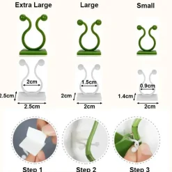 Mini-Pflanzen-Wandclips – selbstklebende Pflanzenhalter für den Innenbereich
