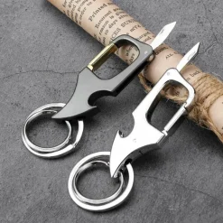 Mini-Schlüsselanhänger-Flaschenöffnermesser - Faltbares Werkzeug