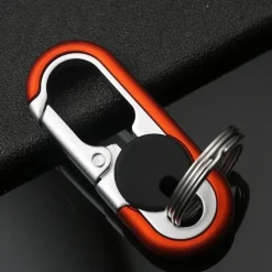 Mini-Schlüsselanhänger-Organizer aus Edelstahl – kompaktes Reisezubehör