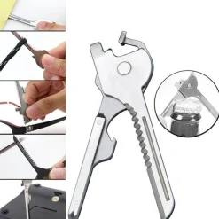 Mini-Schlüsselanhänger-Taschenwerkzeug – All-in-One-Multifunktionsgerät