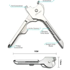 Mini-Schlüsselanhänger-Taschenwerkzeug – All-in-One-Multifunktionsgerät