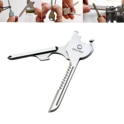 Mini-Schlüsselanhänger-Taschenwerkzeug – All-in-One-Multifunktionsgerät