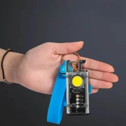 Mini-Schlüsselanhänger-Taschenlampe – leuchtendes Notlicht