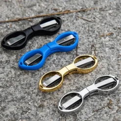 Mini-Schlüsselanhänger-Werkzeug aus rostfreiem Edelstahl – tragbares Scheren-Gadget