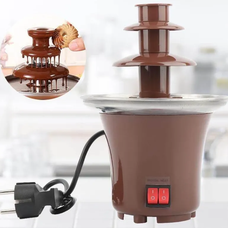 Mini-Schokoladenbrunnen - Dessertfondue-Maschine