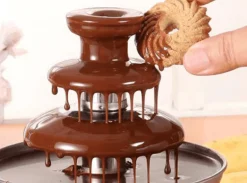 Mini-Schokoladenbrunnen - Dessertfondue-Maschine