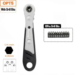 Mini-Sechskant-Ratschenschlüssel – Vielseitiges Handwerkzeug für enge Stellen