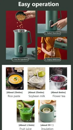 Mini-Sojamilchbereiter – Kompakter Mixer für Nussmilch