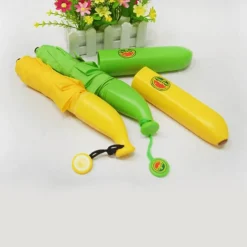 Mini-Taschenschirm – Kompakter Reise-Bananenschirm