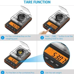 Mini-Taschenwaage – Digitale Reisewaage für präzise Messungen