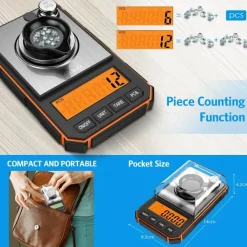 Mini-Taschenwaage – Digitale Reisewaage für präzise Messungen