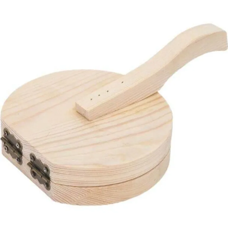 Mini-Teigpresse aus Holz – Werkzeug zum Backen von Gebäck und Keksen
