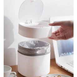 Mini-Tischmülleimer - Kompakter Büroabfalleimer